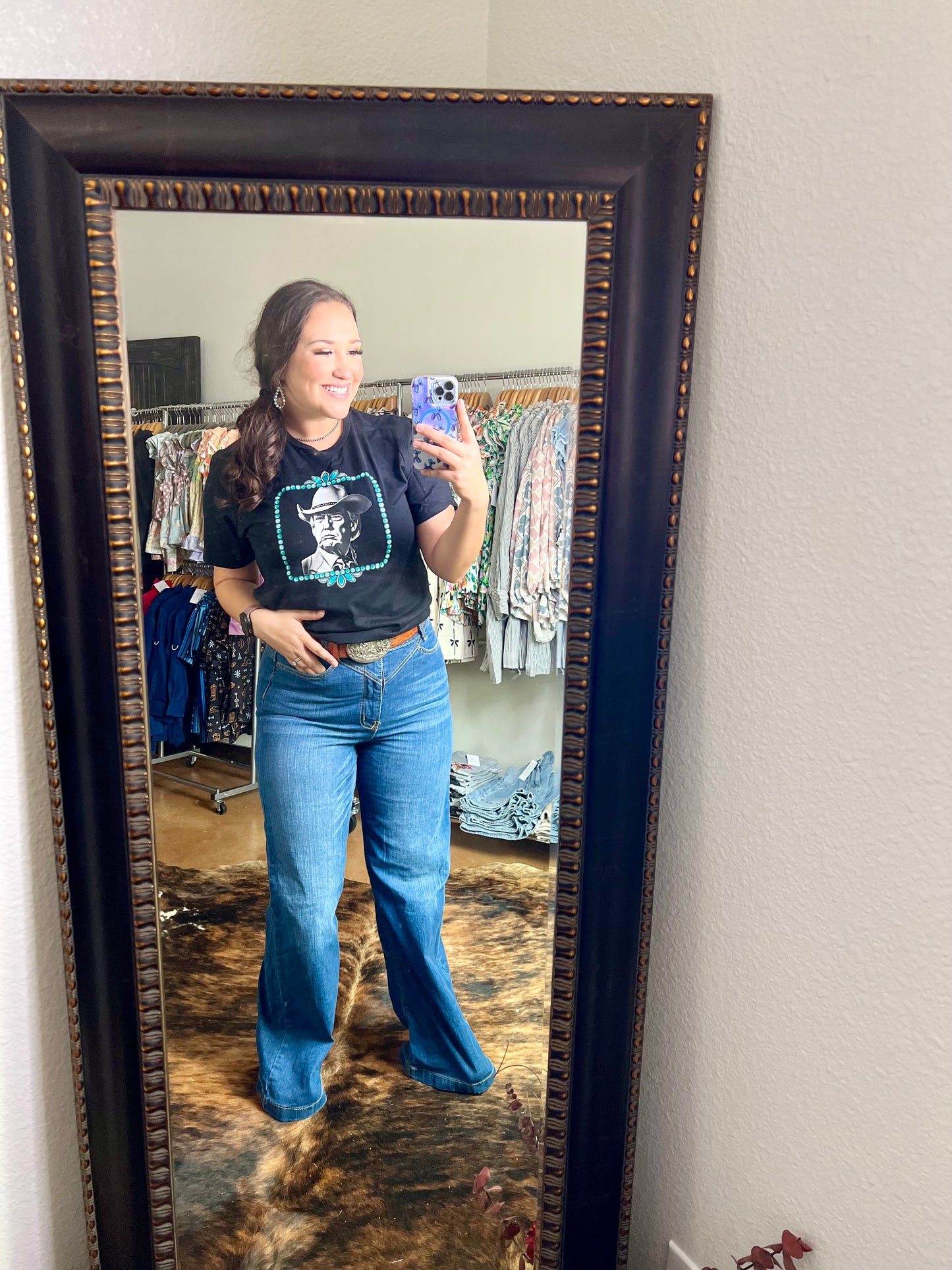 Cowboy turquoise trump