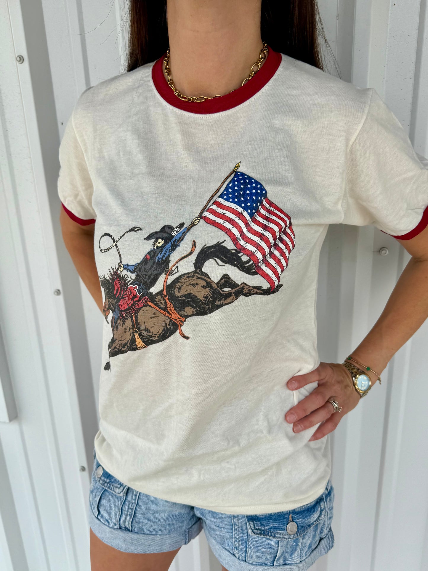 Dust and Glory Ringer Tee