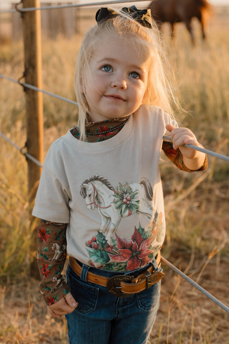 Mini Rockin' Around the Ranch Tee