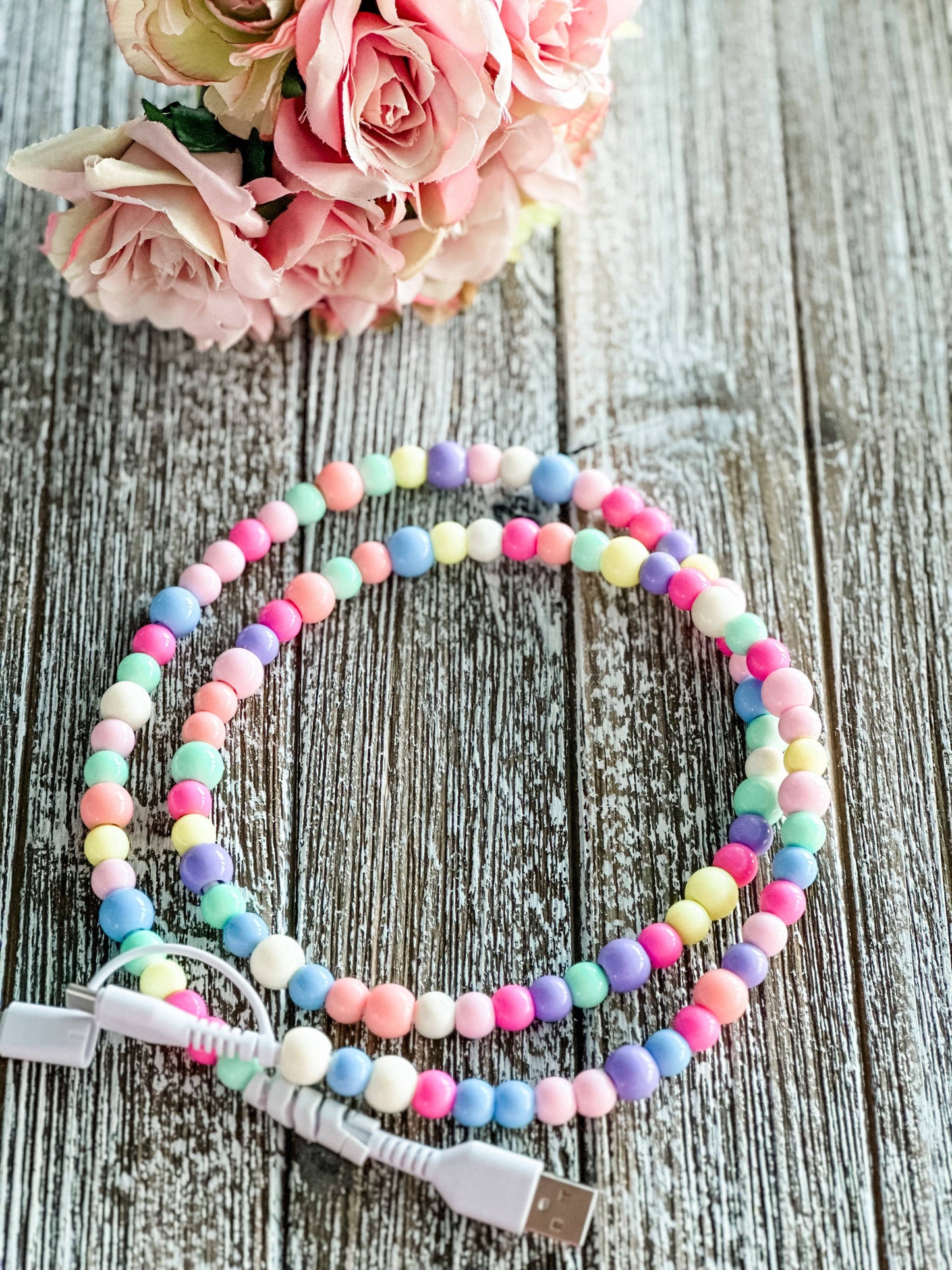 Colorful Beads • 2 in 1 Phone Charger