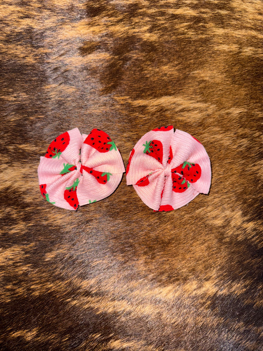 Berry Sweet Piggie Bows