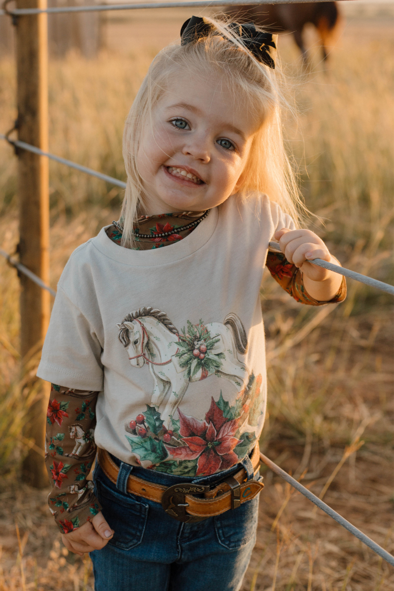 Mini Rockin' Around the Ranch Tee