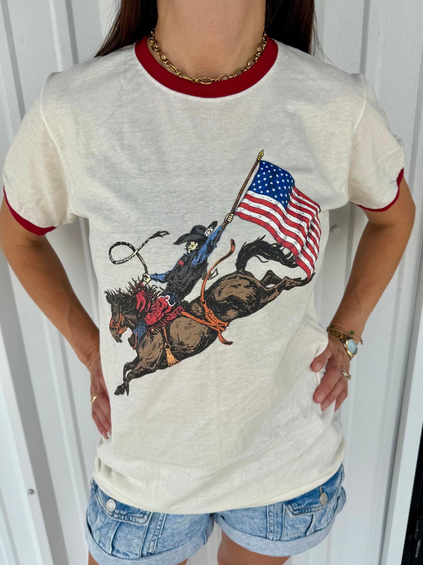 Dust and Glory Ringer Tee