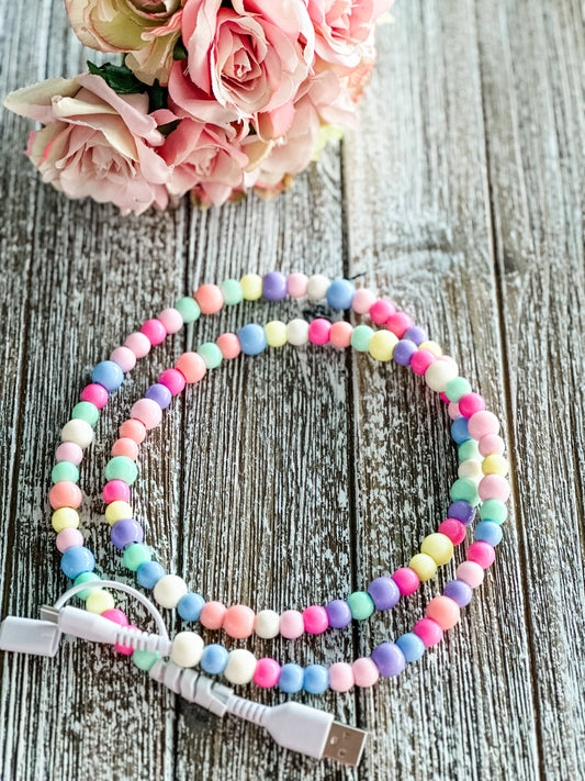 Colorful Beads • 2 in 1 Phone Charger